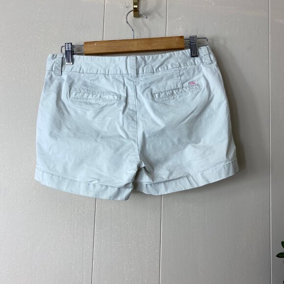 Vineyard Vines Tan Short Shorts Size 4 - Picture 3 of 5